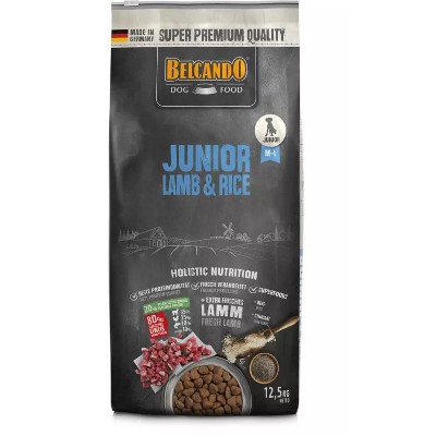 BELCANDO Junior Lamb amp Rice ML 125 kg jagnięcina ryż sucha karma dla psów od miesiąca życia rasy średnie duże