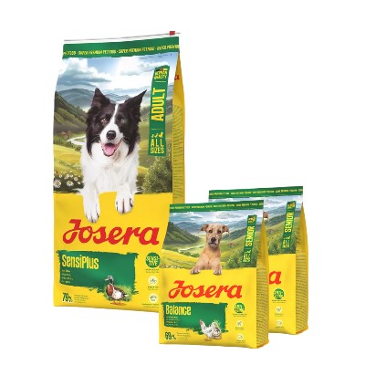JOSERA SensiPlus 125kg dla psów wrażliwym układem pokarmowym 2x900g karmy GRATIS