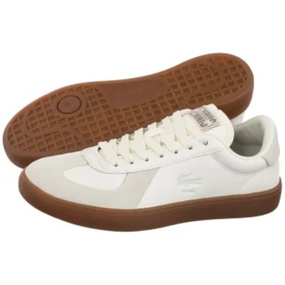 Sneakersy Baseshot Pro 126 SFA Off WhtGum Suede 751SFA008840F LC468a Lacoste