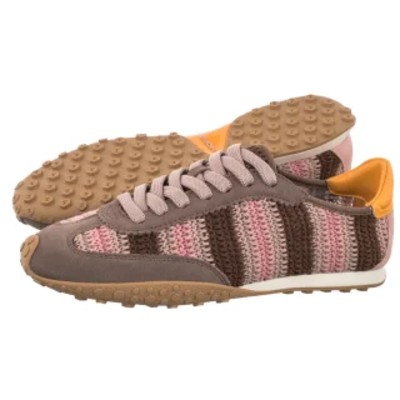 Sneakersy Bridge Woven Brown 12661010 HO1a HOFF