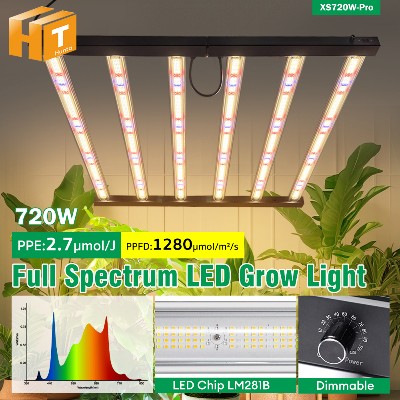 Lampa LED do uprawy roślin 720W Pełne Spektrum LM281B UV IR Phytolamp 1280 PPFD do uprawy namiotach wewnętrznych