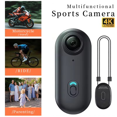 Kamera sportowa 2025 Magnetic 4K POV Pro Cam Selfie 128GB Ultra Mini WiFi Rejestrator Sportowy Kask Ciało Jazda na Rowerze Vlogging Zewnętrzna Kamera HD