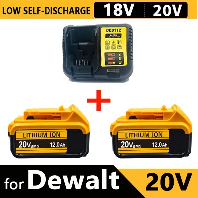 Akumulator do elektronarzędzi Dewalt 18V20V 12AH Kompatybilny DCB201 DCB206 DCB200 zamiennik akumulatora Dewalt