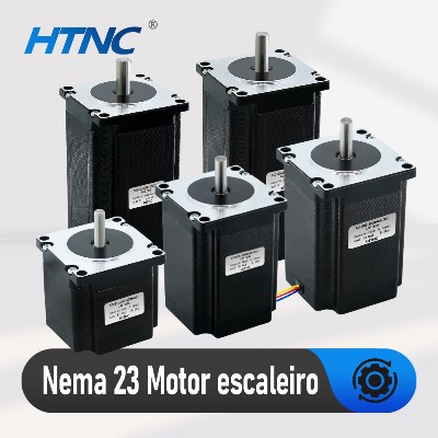 Silnik krokowy Nema 23 2050v DC Silniki 12Nm 2Nm 22Nm 25Nm 3Nm 3A przewody Silnik krokowy Nema23 do drukarki CNC 3D