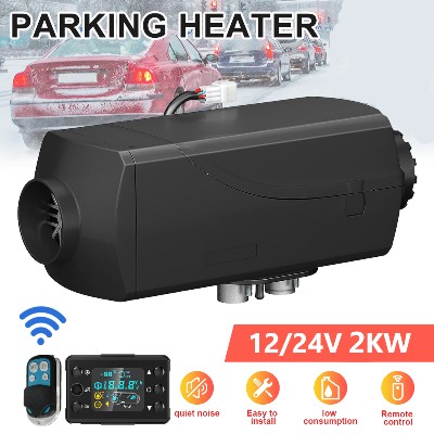 Nagrzewnica powietrza na olej napędowy 12V24V 2KW 2000W Przenośny ogrzewacz postojowy Oszczędzający paliwo wydajny cyfrowym monitorem do ciężarówek łodzi vanów samochodów