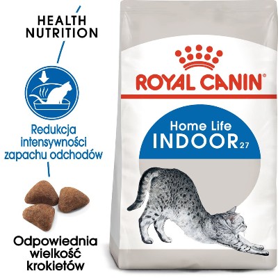 ROYAL CANIN Indoor 27 karma sucha dla kotów dorosłych przebywających wyłącznie domu 12x400