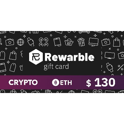 Rewarble Crypto Gift Card ETH 130 USD
