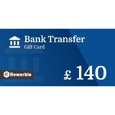 Bank Transfer Gift Card 140 GBP