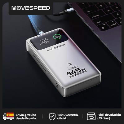 MOVESPEED M25Pro 25000mAh Power Bank 140W typ PD szybkie ładowanie PowerBank zewnętrzna przenośna ładowarka do laptopa MacBook Lenovo