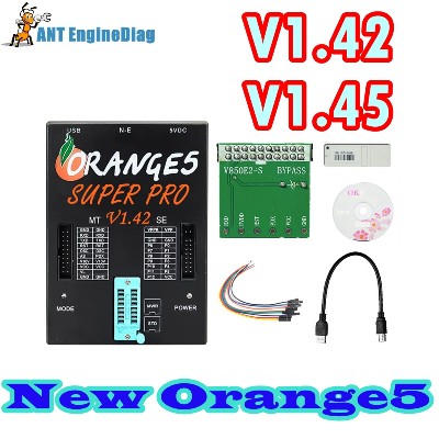 Fast Shipping Newest V145 V142 ull Activation Orange with 142 145 dongle ECU Programming OBD2 Auto Programmer