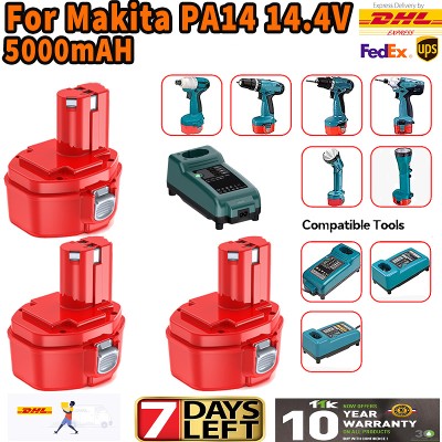 Do akumulatorów Makita PA14 5000mAH 144V NIMH 1422 1433 1420 1434 1435F 192600 6281D 6280D 6337D Elektronarzędzie