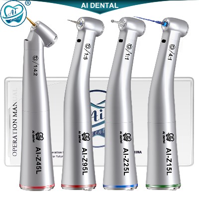 Seria AIZ Dental Contra Angle zwiększająca prędkość 142151141 niska prędkość rękojeści optyczna LED do mikrosilnika elektrycznego typu