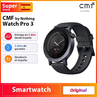 CMF Watch Pro Smartwatch 143 cala AMOLED 13 dni pracy na baterii podwójne GPS połączenia Bluetooth redukcją szumów AI pomiar tętna