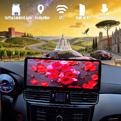146calowy ekran RHD CarPlay Android Auto radio samochodowe Androidem 14 do Mercedes Benz ML GL GLE GLS W166 X166 20122019 GPS odtwarzacz multimedialny stereo