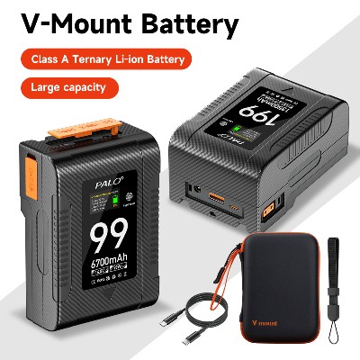 PALO BP99 BP199 Power Bank mocowaniem VMount 148V Bateria Liion VLock kształcie litery Szybkie ładowanie PD do kamer smartfonów laptopów