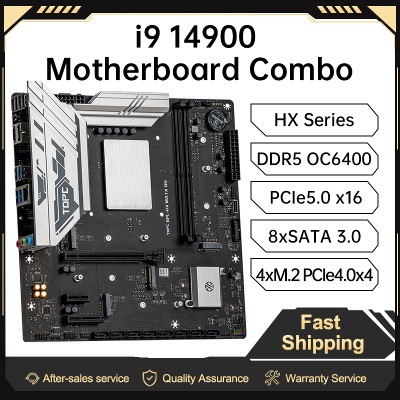 Płyta główna gamingowa TOPC Intel Core 14900HX DDR5 6400MHz PCIe50 4M2 8SATA 25G LAN TypeE USB4 OpenClaw