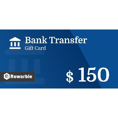 Bank Transfer Gift Card 150 USD