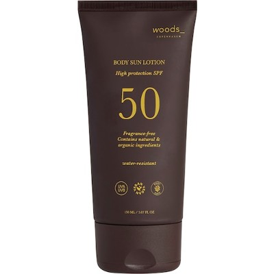 Woods Copenhagen Pielęgnacja przeciwsłoneczna Body Sun Lotion SPF50 Spraye kremy do opalania Unisex 150 ml