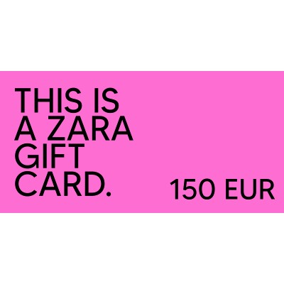 Zara Store Gift Card 150 EUR