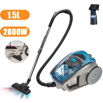 Odkurzacz przenośny 2800W siła ssania 15000PA wielofunkcyjny odkurzacz domowy do usuwania kurzu roztoczy odkurzacz do pracy na sucho na mokro 220V