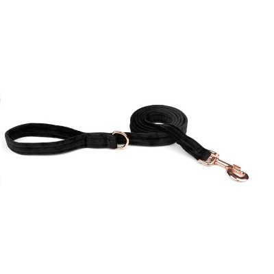 ESME FOR DOG Smycz dla psa welurowa onyx 150cm 25cm