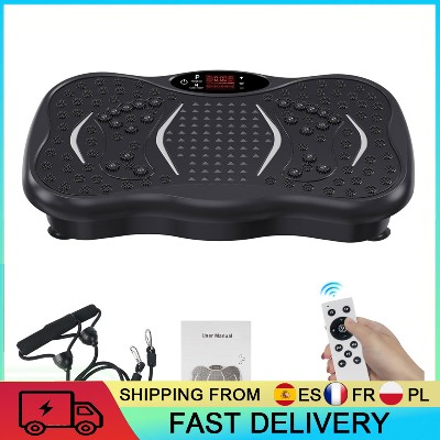 Wibrująca platforma do ćwiczeń 150W wtyczka EU 99 poziomów prędkości wysoka nośność 150KG platforma fitness wibracjami ultra cichy silnik pilotem do zdalnego sterowania sprzęt fitness do