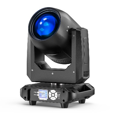 UKing 150W Beam Moving Head Light Obrotowe 18 Pryzmatów 14 Gobos LED Rainbow Effect Zoom Stage Light DMX512 dla DJ Disco Wedding