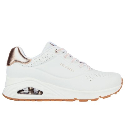 Buty damskie Skechers Uno Shimmer Away 155196WHT