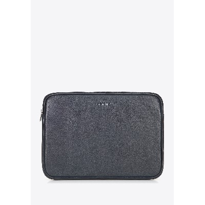 Pokrowiec na laptopa 156 ze skóry naturalnej ciemny