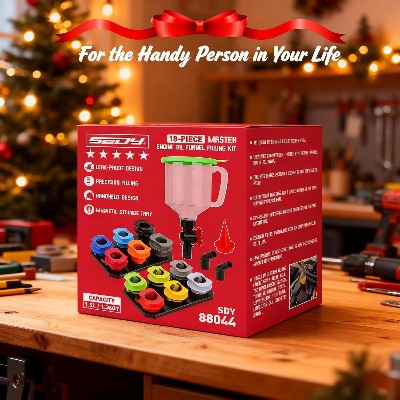 18częściowy zestaw lejków do oleju silnikowego zestaw lejków do oleju samochodowego pojemności 159 qt 12 adapterami złączka kolankowa sitko strzałkowe magnetyczne przechowywanie