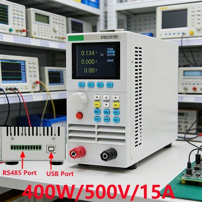 Tester Baterii Profesjonalny Elektroniczny Obciążnik Narzędzia Elektryka 500V 15A Sterowanie USBRS485 Testowanie Zasilaczy Baterii Ładowarek Tester baterii litowej Tester baterii samochodowej