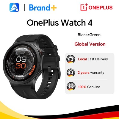 Globalna wersja smartwatcha OnePlus Watch 15calowy wyświetlacz system Wear OS by Google procesor Snapdragon W5 do 16 dni pracy na baterii Google Wallet