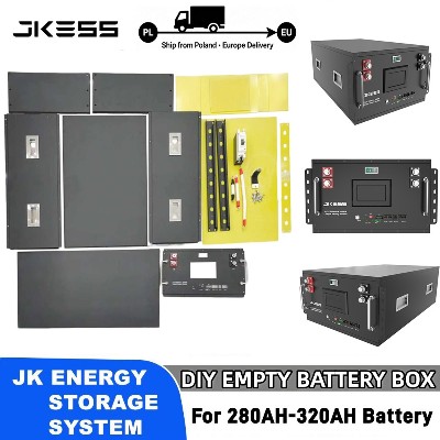 Zestawy akumulatorów JKESS Lifepo4 48V 512V 280AH 15KW 6U mające zastosowanie do falownika Victron SMA Deye Growatt do przechowywania energii słonecznej UE