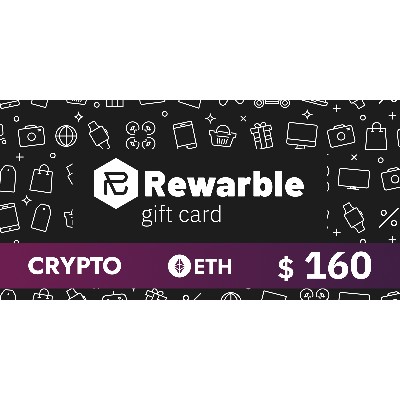 Rewarble Crypto Gift Card ETH 160 USD