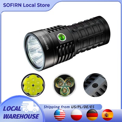 Sofirn Q8 Plus Super mocna latarka LED 16000lm USB akumulator 21700 Anduril 20 latarka XHP50B ładowanie wsteczne