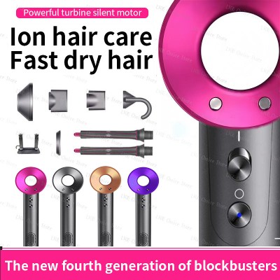 Profesjonalna suszarka do włosów High Speed 1600W Potężna domowa niski poziom hałasu suszarka jonowa ujemnym napięciem Hotel Elektryczne suszarki do włosów do salonów fryzjerskich
