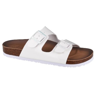 Skechers GranolaGloss Floss 163030WHT Damskie klapki skóra syntetyczna 37