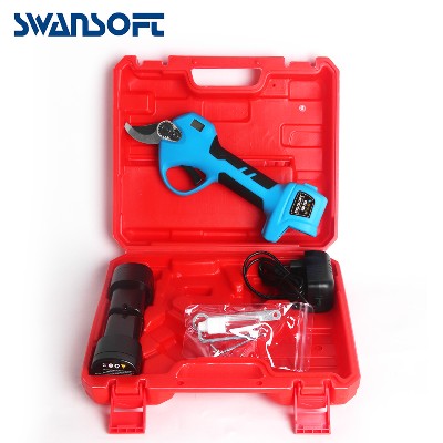 SWANSOFT 168V 28mm elektryczne nożyce do przycinania profesjonalny obcinak do warzyw ogrodu SW738