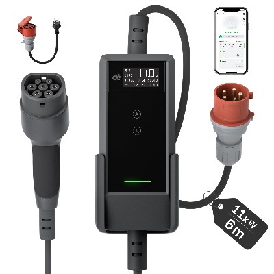 dé Ładowarka do pojazdów elektrycznych Wersja ścienna 11 kW 3fazowy kabel ładujący CEE 16A do typu regulowanym zasilaniem ładowania Mobilna skrzynka ścienna