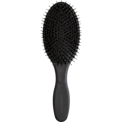 Olivia Garden Expert Care Oval Szczotka tarczowa 16rzędowa włosiem dzika kołkami prowadzącymi ćwiekami płaska Female