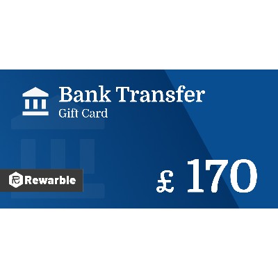 Bank Transfer Gift Card 170 GBP