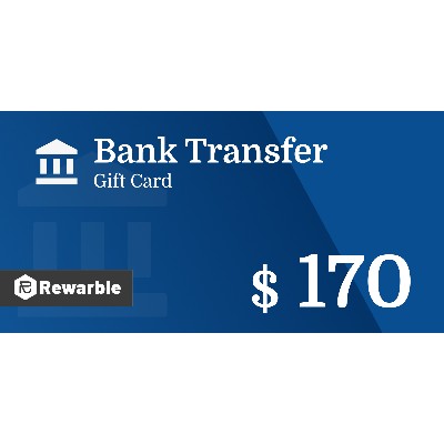 Bank Transfer Gift Card 170 USD
