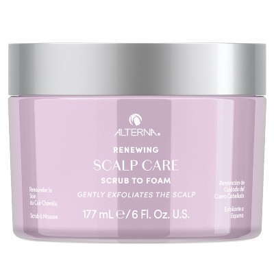 Alterna Renewing Scalp Care ALTERNA RENEWING SCALP CARE SCRUB TO FOAM ODBUDOWUJĄCY PEELING DO SKÓRY GŁOWY Oczyszczanie skóry głowy 177 ml