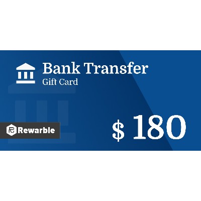 Bank Transfer Gift Card 180 USD