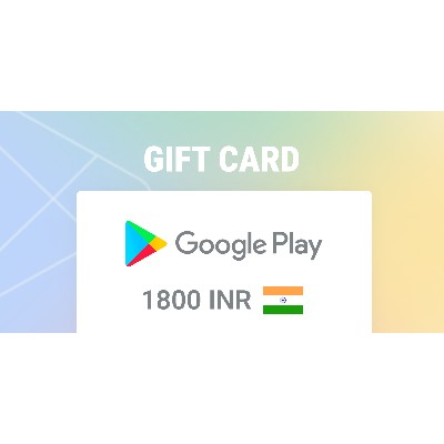 Google Play Gift Card 1800 INR