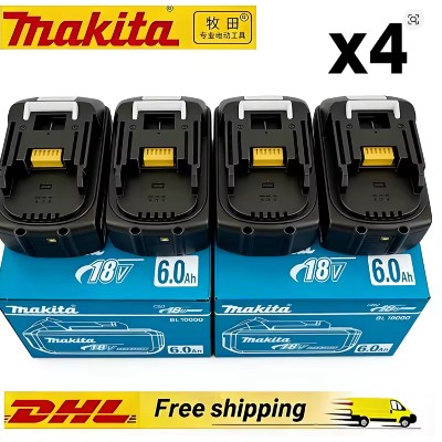 Oryginalna bateria Makita 6Ah do akumulatorów Makita 18V BL1830B BL1850B BL1850 BL1840 BL1860 BL1815 zamienna bateria litowa 18V
