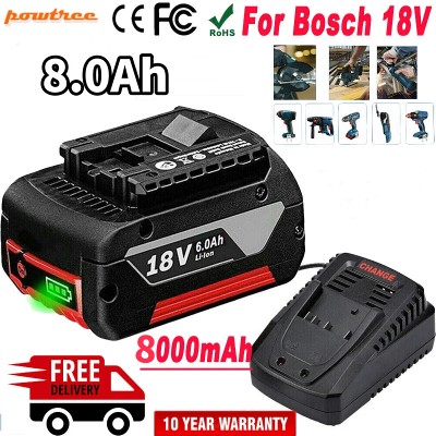 Akumulator litowojonowy BOSCH 18V 80Ah GBA 18V 8000mAh Profesjonalny GBA GSR GSB BAT618 BAT609 BAT619 BAT620 do elektronarzędzi