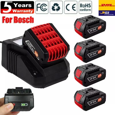 18V 8000mAh do akumulatorów Bosch BAT618 Professional GBA GBH GSR GSB BAT620 BAT609G BAT614 Wymienny akumulator do wiertarki elektrycznej