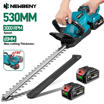 Nowa elektryczna kosa do żywopłotu NewBeny wydajne bezprzewodowe akumulatorowe narzędzie do przycinania krzewów ogrodowych kompatybilne akumulatorem Makita 18V