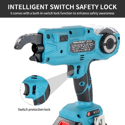 Heimerdinger 18V Automatyczna wiązarka do prętów zbrojeniowych maszyna do wiązania prętów zbrojeniowych wielopozycyjna bez baterii